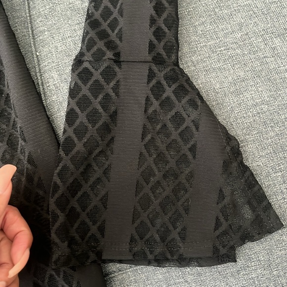 Long mesh unique sleeve club dress🖤 - Picture 4 of 4